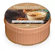 Świece - Kringle Candle Daylight Świeczka Zapachowa White Chocolate Chai 42G - miniaturka - grafika 1