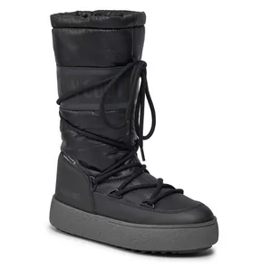 Śniegowce Moon Boot Ltrack High Nylon Wp 24500700001 Black 001 - Śniegowce damskie - miniaturka - grafika 1