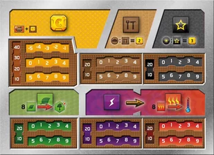 Rebel Terraformacja Marsa - Zestaw 5 plansz graczy - Akcesoria do gier planszowych - miniaturka - grafika 5