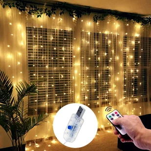 maclean Maclean Kurtyna LED 3x3m MCE413 MCE413 - Żarówki LED - miniaturka - grafika 5