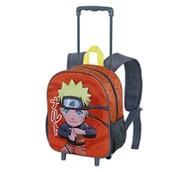 Plecaki - Naruto Chikara-KMały plecak 3D z kółkami, wielokolorowy, wielokolorowa, Mały plecak 3D z kółkami Chikara - miniaturka - grafika 1