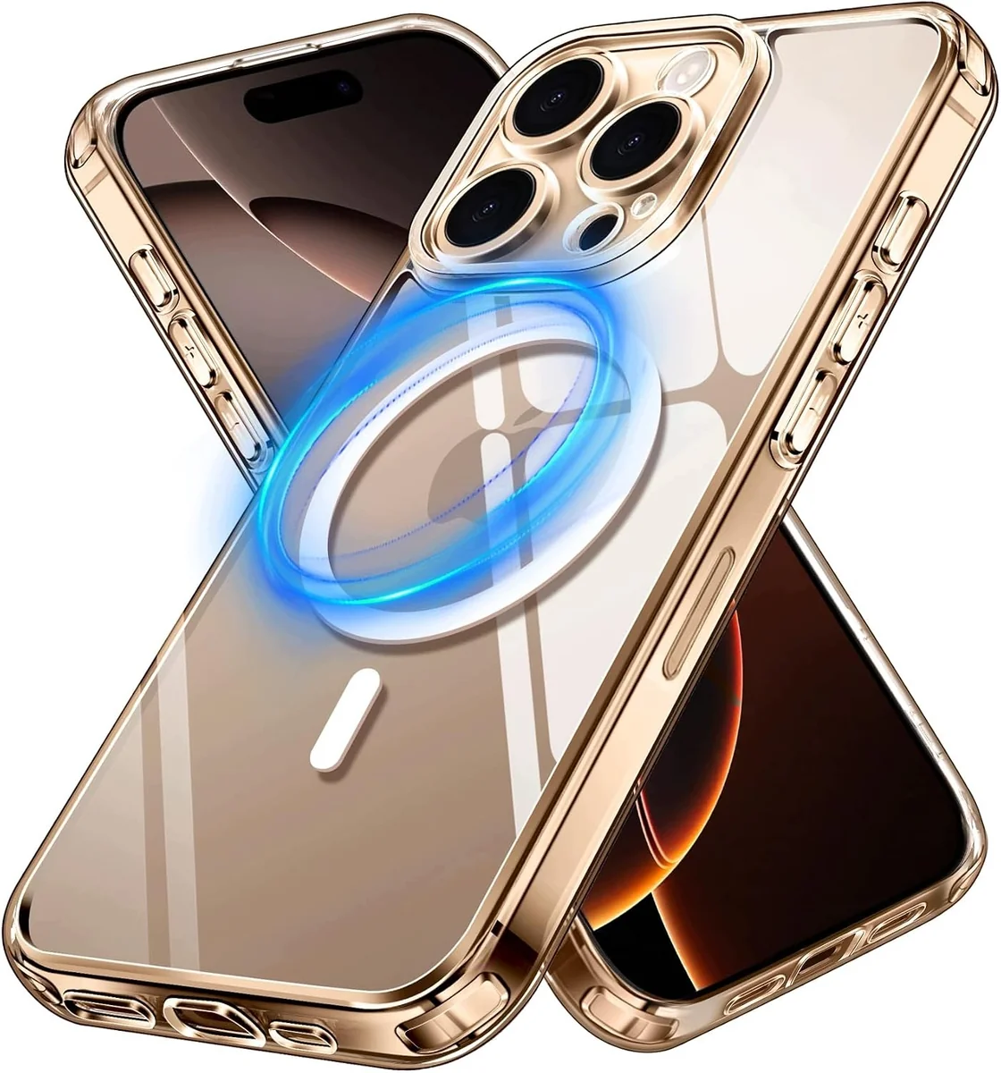 ETUI TELEFONU ZAMIENNIK DO IPHONE 16 PRO OCHRONNE WZMOCNIONE BEZBARWNE