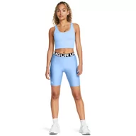 Spodnie sportowe damskie - Damskie kolarki treningowe Under Armour UA Hg Authentics 8in Short - niebieskie - UNDER ARMOUR - miniaturka - grafika 1