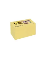 Notesy i bloczki - 3M POST-IT POST-IT 62212SSCYEU Bloczek samoprzylepny Postit Super Sticky żółty 12 sztuk po 90 ka - miniaturka - grafika 1