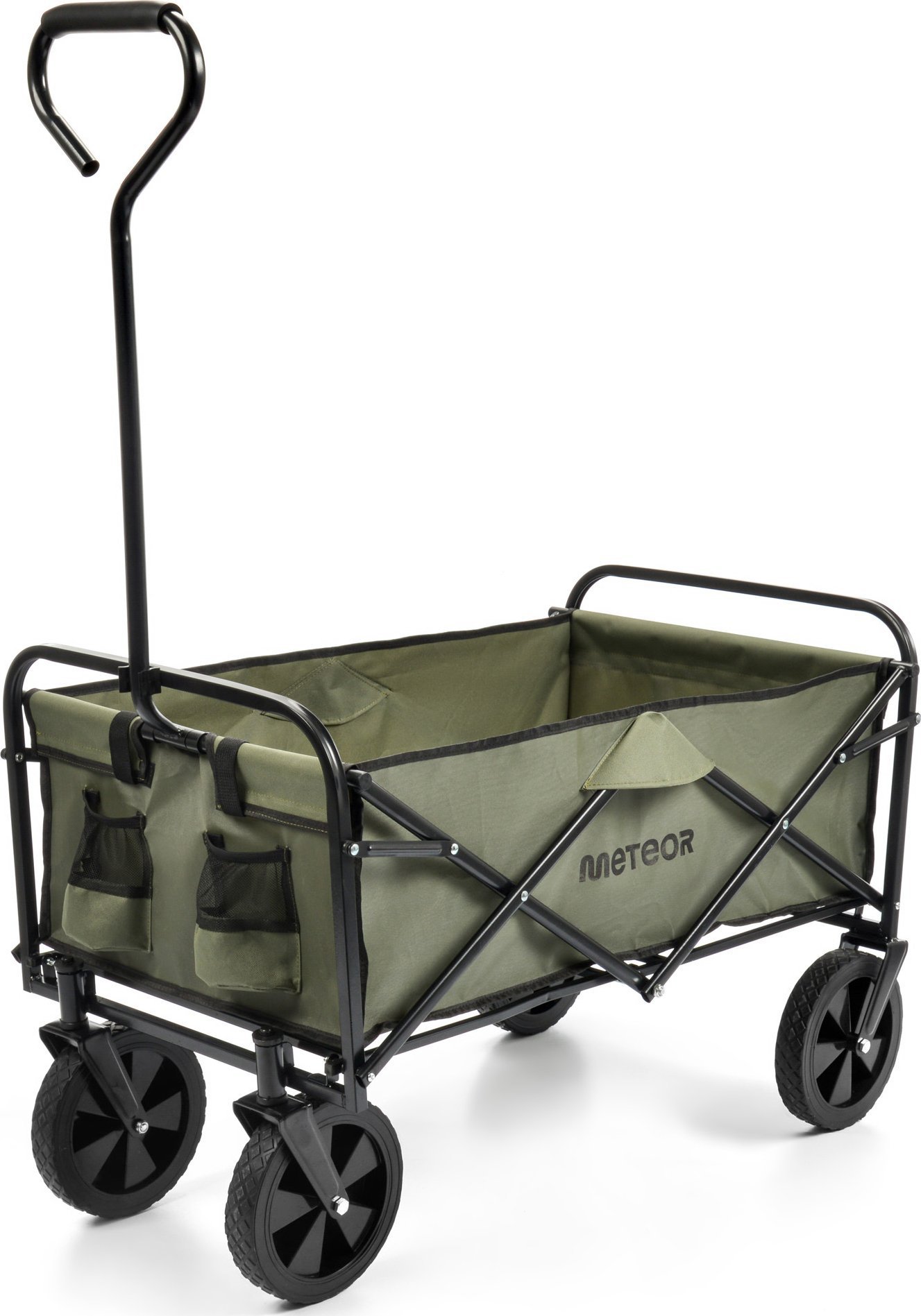 Meteor Wózek transportowy składany Meteor X-200 ciemnozielony Uniwersalny