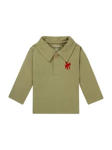Noppies Koszulka polo "Ocampo" w kolorze khaki - Kaftaniki dla niemowląt - miniaturka - grafika 1