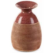 Wazony i flakony - Nowoczesny Wazon Ceramiczny Elda 16X15X22 Jasnobrązowy - miniaturka - grafika 1