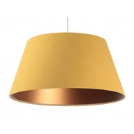 Lampy sufitowe - Żółto-miedziana lampa wisząca stożek - S410-Egida - miniaturka - grafika 1