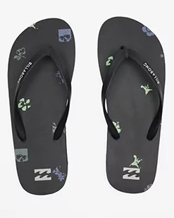 BILLABONG Tides, Japonki męskie, czarne, 43 EU, czarny - Klapki i japonki męskie - miniaturka - grafika 1