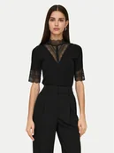 Bluzki damskie - ONLY Bluzka Tilde 15335353 Czarny Slim Fit - miniaturka - grafika 1