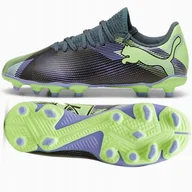 Piłka nożna - Buty Puma Future 7 Play FG/AG Jr 107949-03 szary 38 - miniaturka - grafika 1