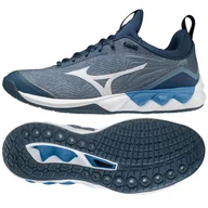 Siatkówka - Buty do sitkówki Mizuno Wave Luminous 2 M V1GA212021 niebieskie - miniaturka - grafika 1
