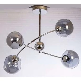 VEN Loftowa LAMPA sufitowa VEN 2690/4 modernistyczna OPRAWA szklane klosze chrom przydymione __code-64500 - Lampy sufitowe VEN Loftowa LAMPA sufitowa VEN 2690/4 modernistyczna OPRAWA szklane klosze chrom przydymione __code-64500 - Lampy sufitowe - miniaturka - grafika 1