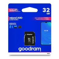 Karty pamięci - Szybka Micro SD GoodRam 32GB z Adapterem C10 U1 100 MB/s - miniaturka - grafika 1