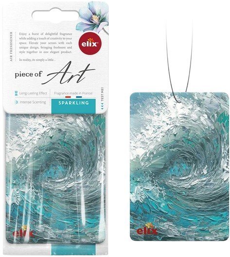 Cellulozowa Zawieszka Zapachowa do Auta lub Domu Piece of Art - Sparkling