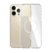 Etui i futerały do telefonów - PanzerGlass HardCase iPhone 14 Pro Max 6,7" MagSafe Antibacterial Military grade transparent 0412 - miniaturka - grafika 1