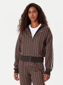 Bluzy damskie - Lacoste Bluza SF7606 Brązowy Regular Fit - miniaturka - grafika 1