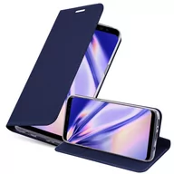 Etui i futerały do telefonów - Pokrowiec Ochronny Do Samsung Galaxy S8 PLUS Etui w CLASSY CIEMNY NIEBIESKI Case Obudowa Ochronny Cover Cadorabo - miniaturka - grafika 1