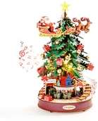 Układanki dla dzieci - SFD RoboTime 3D drewniana układanka do muzycznych skrzynek choinkowych - miniaturka - grafika 1