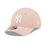 Czapki i chusty sportowe męskie - Czapka z daszkiem dziecięca New Era 9FORTY MLB NY New York Yankees Infant League Essential Różowa - 60298884 - miniaturka - grafika 1