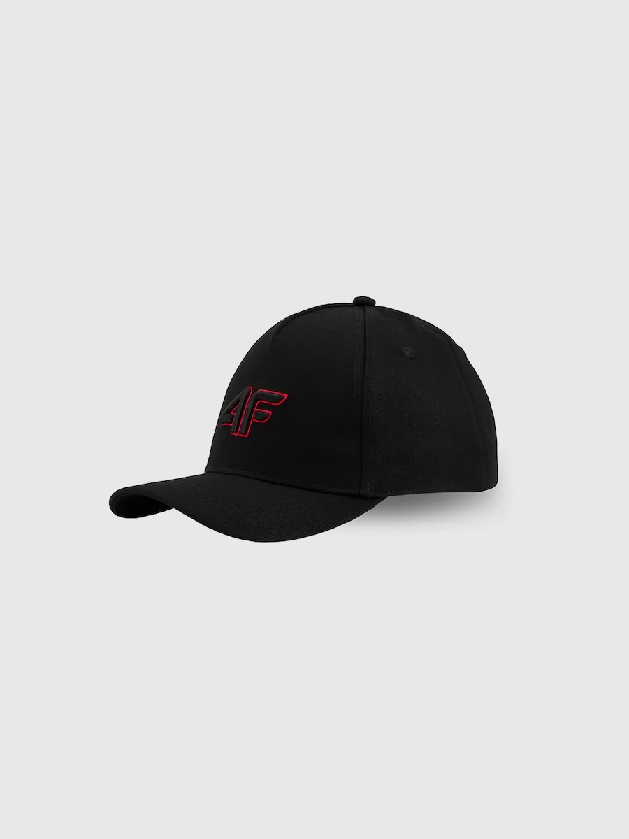 Czapka z daszkiem snapback dziecięca 4F 4FJRSS26ACABU598-062S Czerwony U (55cm)