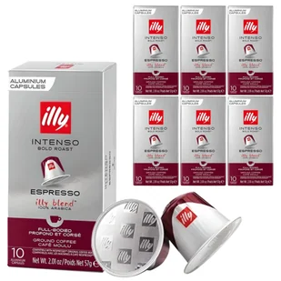 ZESTAW KAPSUŁKI NESPRESSO ILLY INTENSO 100% ARABICA 60 SZTUK DO EKSPRESU - Kawa w kapsułkach i saszetkach - miniaturka - grafika 1