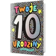 Kartki okolicznościowe i zaproszenia - Karnet Urodziny 10 - miniaturka - grafika 1