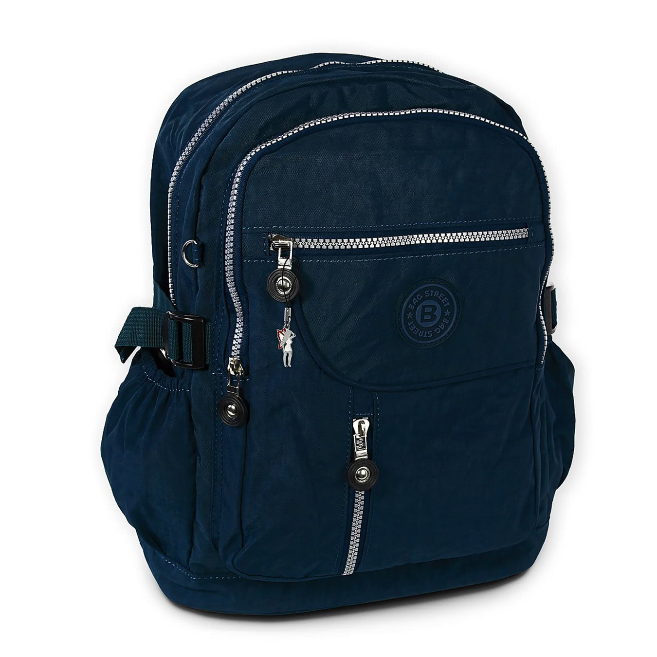Torba Street Nylon Plecak Kobiety Mężczyźni Młodzież Torba sportowa navy 30x18x38 OTJ604B
