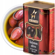 Soki i napoje niegazowane - Oliwki Kalamata + Oliwa z oliwek Extra Virgin 2w1 puszka 1kg WYSOKA JAKOŚĆ - miniaturka - grafika 1