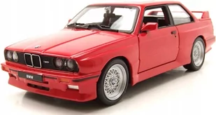Bmw M3 (E30) 1986 1:24 Model Bburago 21100 Red - Samochody i pojazdy dla dzieci - miniaturka - grafika 1