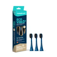 Końcówki do szczoteczek elektrycznych - happybrush Eco Vibe 3+ 3 szt. Ciemny Niebieski - miniaturka - grafika 1