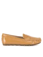 Mokasyny damskie - Jenny Fairy Mokasyny WFA1010-2 Brązowy - miniaturka - grafika 1