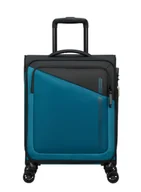 Walizki - Walizka kabinowa American Tourister Daring Dash EXP- black / blue - miniaturka - grafika 1