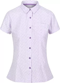 Koszulki i topy damskie - Regatta Unisex Mindano Vi damska koszulka, Pastelowe fioletowe stokrotki, 34 - grafika 1