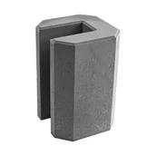 Akcesoria do ogrodzeń - Łącznik startowy do podmurówki 23x18x20 cm 5901171267979 - miniaturka - grafika 1