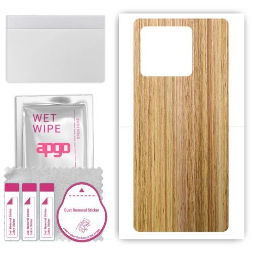 folia naklejka skórka strukturalna na TYŁ do Xiaomi 13 Pro - Drewno Dąb Miodowy - apgo SKINS