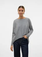 Swetry damskie - Vero Moda Sweter w kolorze szarym - miniaturka - grafika 1