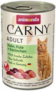 Zestaw Animonda Carny Adult, 12 x 400 g - Kurczak, indyk i królik - Mokra karma dla kotów - miniaturka - grafika 1