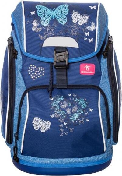 BELMIL - Plecak szkolny BelMil 404-31 Blue Butterflie