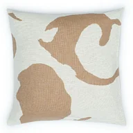Poszewki na poduszki - Poszewka bawełnina akrylowa 50x50 Kleks beżowa - miniaturka - grafika 1