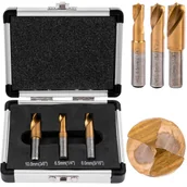 Wiertła - Zestaw wierteł do zgrzewów punktowych spawów 3el HSS FALON-TECH - miniaturka - grafika 1