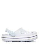 Buty dla dziewczynek - Crocs Klapki Crocband Clog K 207006 Szary - miniaturka - grafika 1