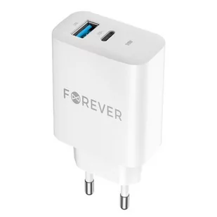 Ładowarka sieciowa FOREVER QC TC-07-30AC 30W Biały - Ładowarki do telefonów - miniaturka - grafika 1