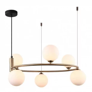 Italux Lampa zwis Amily MDM-3974/6 BRO MDM-3974/6 BRO - Lampy sufitowe - miniaturka - grafika 1