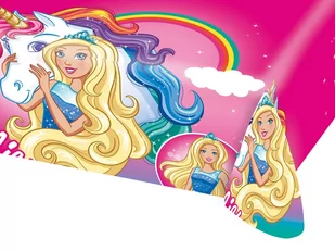 Amscan Obrus Barbie Dreamtopia 120x180cm 9902526 - Urodziny dziecka - miniaturka - grafika 1