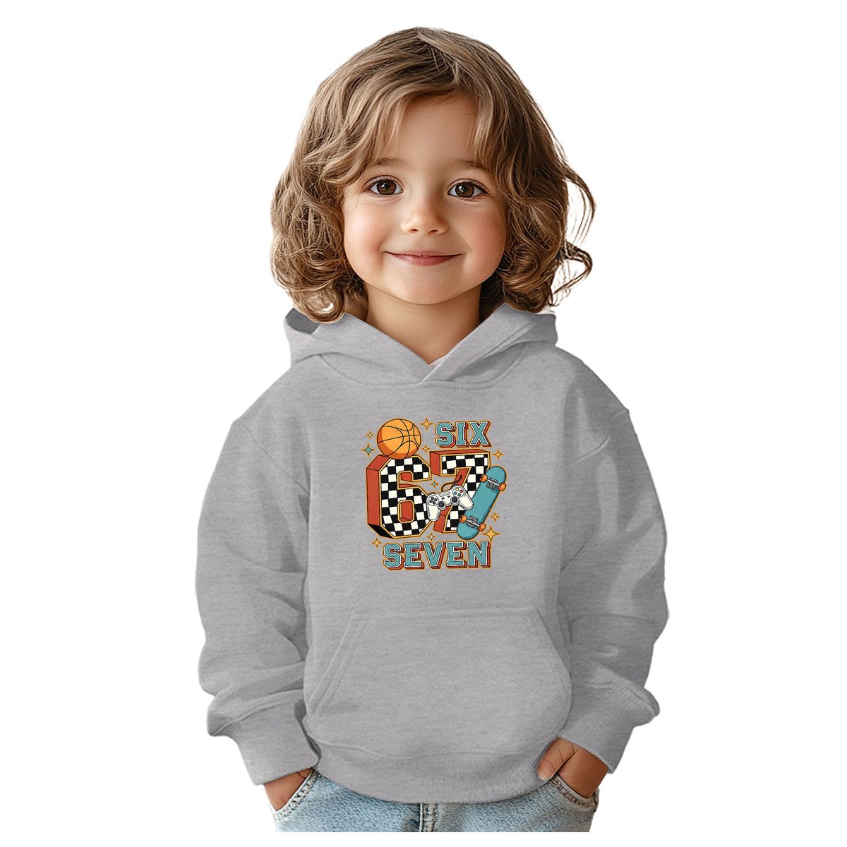 BLUZA DZIECIĘCA 67 SIX SEVEN VIRAL GAME 146-152 CHŁOPIĘCA DZIEWCZĘCA