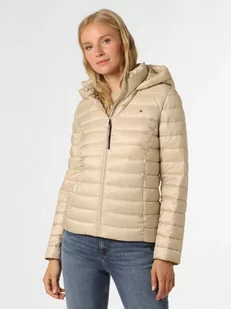 Tommy Hilfiger - Damska kurtka pikowana, beżowy - Kurtki damskie - miniaturka - grafika 1