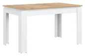 Stoły - Stół Rozkładany St06 135-175X80 Cm Biały / Dąb Evoke - miniaturka - grafika 1