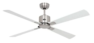Energooszczędny wentylator sufitowy z pilotem Eco Neo III WiFi 132 cm szczotkowane chromowane łopatki biały / jasnoszary - Wentylatory sufitowe - miniaturka - grafika 1
