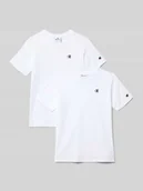 Koszulki dla chłopców - T-shirt w kroju regular fit z nadrukiem logo w 2-paku - miniaturka - grafika 1